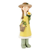 Meisje Hoed/Bloem Geel- (DT-250553)